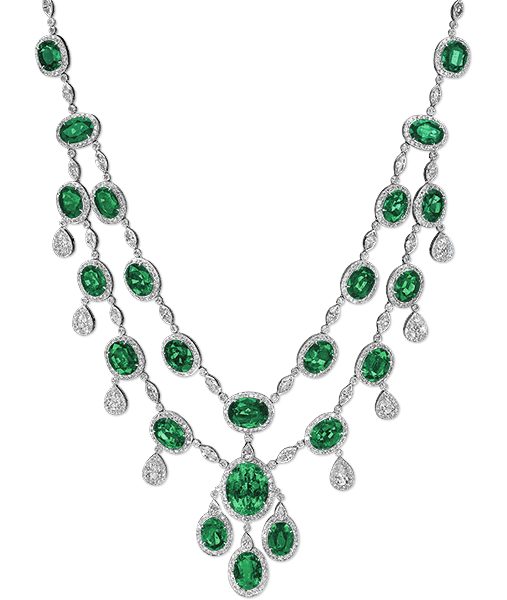 Emerald Statement Necklace