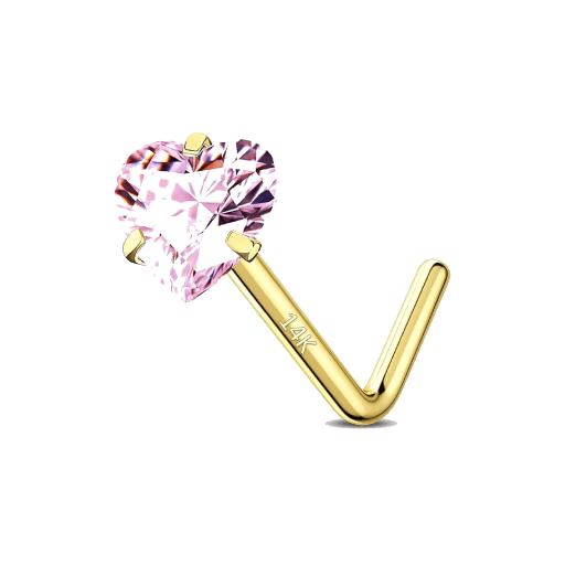 Flower Drop Nose Pin